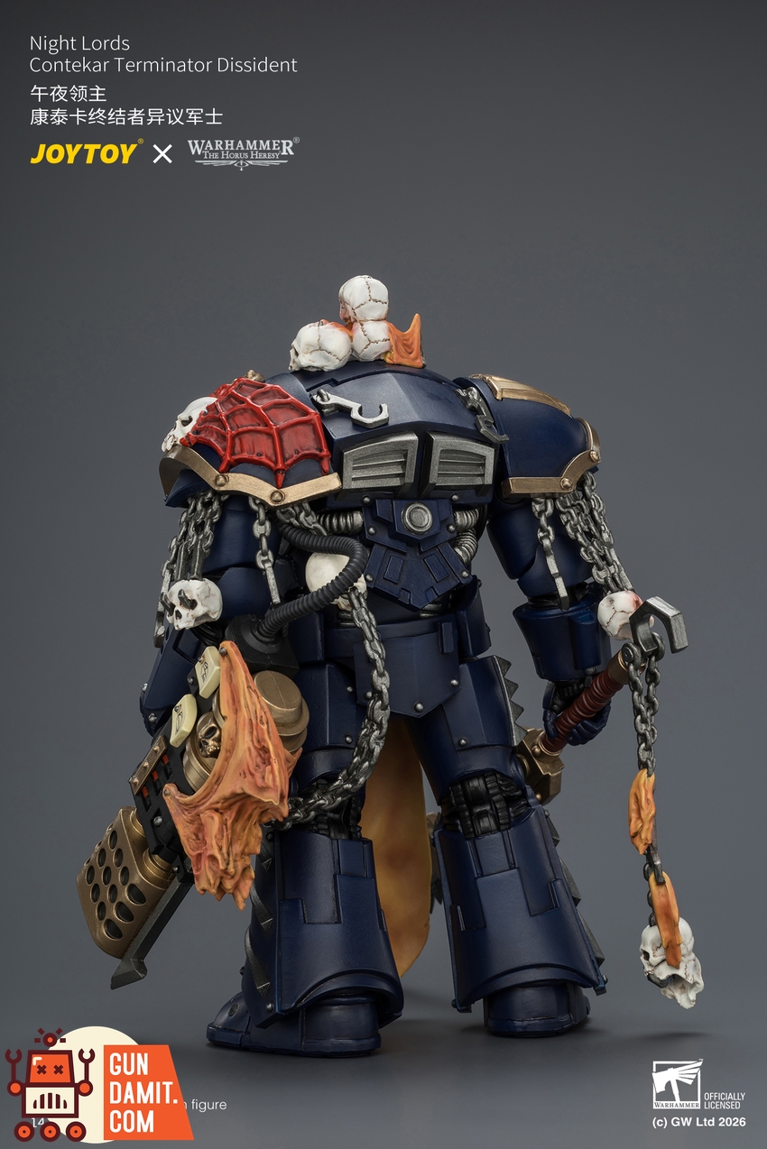 JoyToy JT04551 1/18 Warhammer The Horus Heresy Night Lords Contekar Terminator Dissident - View 4 JoyToy JT04551 1/18 Warhammer The Horus Heresy Night Lords Contekar Terminator Dissident - View 4