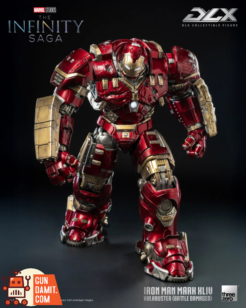Threezero 3Z0919 Marvel Studios: The Infinity Saga DLX Iron Man Mark 44 Hulkbuster (Battle Damaged) - View 8 Threezero 3Z0919 Marvel Studios: The Infinity Saga DLX Iron Man Mark 44 Hulkbuster (Battle Damaged) - View 8