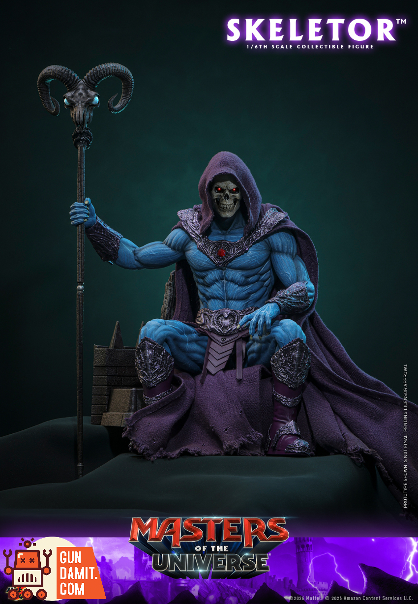 HotToys 1/6 MMS889 Masters of the Universe 2026 Skeletor - View 2 HotToys 1/6 MMS889 Masters of the Universe 2026 Skeletor - View 2