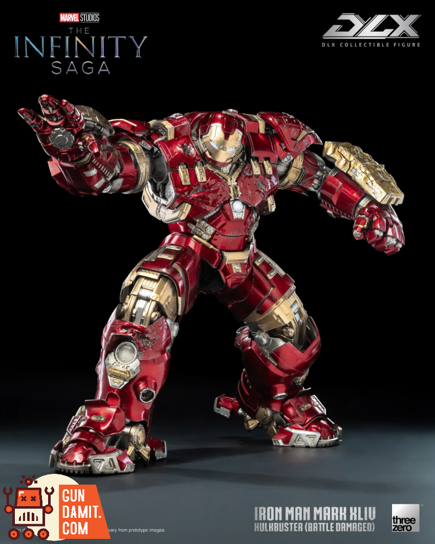 Threezero 3Z0919 Marvel Studios: The Infinity Saga DLX Iron Man Mark 44 Hulkbuster (Battle Damaged) - View 17 Threezero 3Z0919 Marvel Studios: The Infinity Saga DLX Iron Man Mark 44 Hulkbuster (Battle Damaged) - View 17