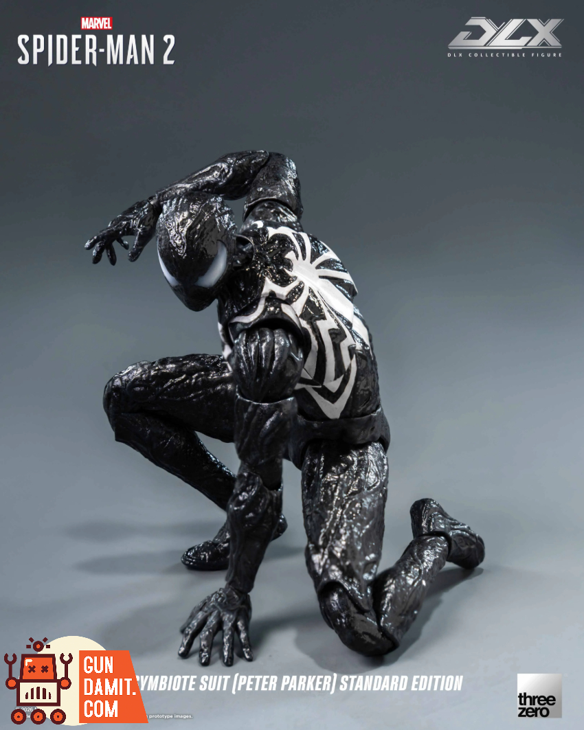 Threezero 3Z0966 Marvel’s Spider-Man 2 DLX Spider-Man Symbiote Suit (Peter Parker) Standard Ver. - View 13 Threezero 3Z0966 Marvel’s Spider-Man 2 DLX Spider-Man Symbiote Suit (Peter Parker) Standard Ver. - View 13
