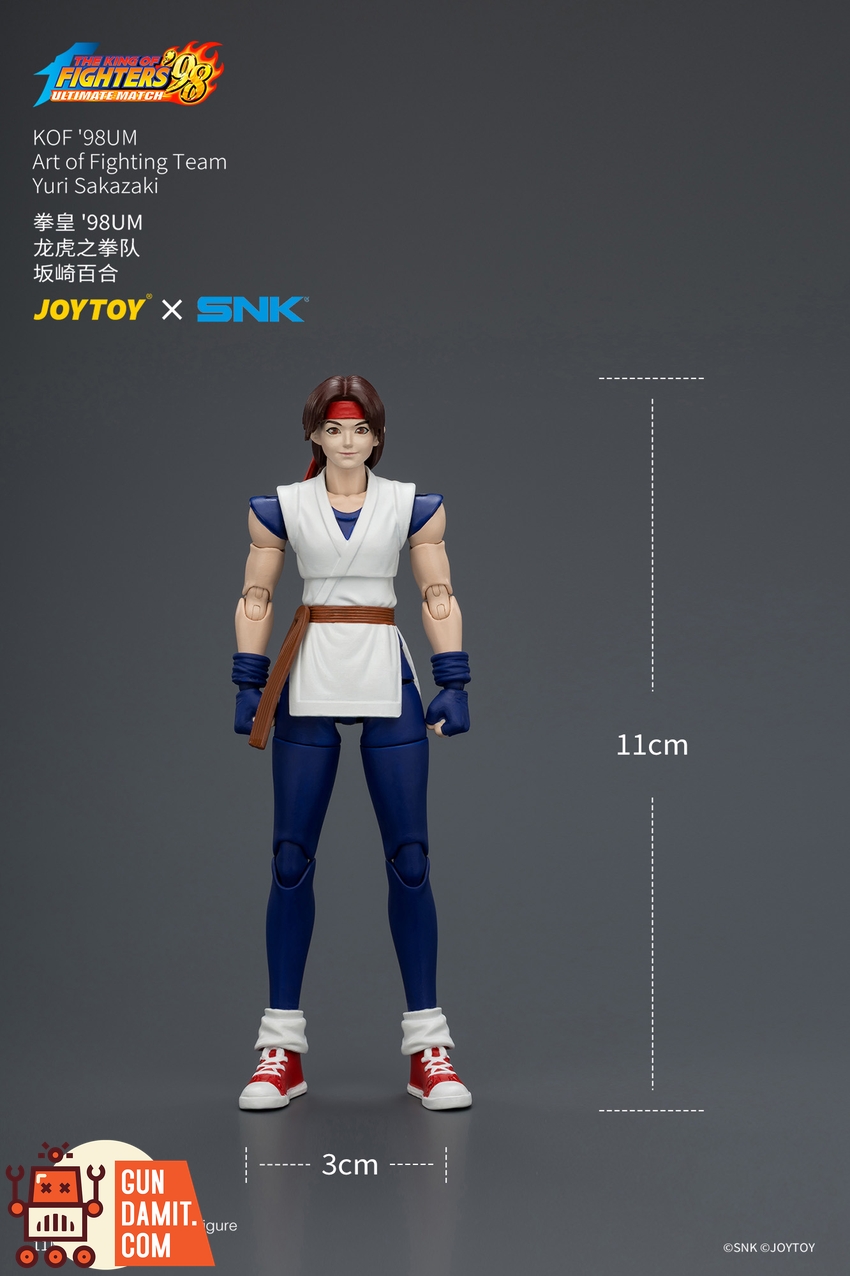 JoyToy JT04605 1/18 SNK KOF'98UM Art of Fighting Team Yuri Sakazaki - View 11 JoyToy JT04605 1/18 SNK KOF'98UM Art of Fighting Team Yuri Sakazaki - View 11