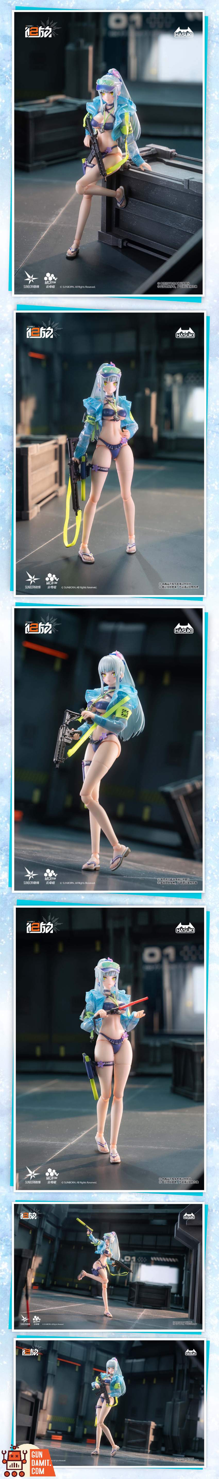 HASUKI 1/12 PA013 Pocket Art Series Girls' Frontline 2: Exilium Klukai Standard Version - View 4 HASUKI 1/12 PA013 Pocket Art Series Girls' Frontline 2: Exilium Klukai Standard Version - View 4