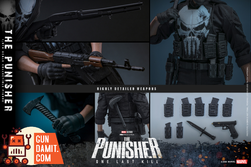 Hot Toys 1/6 TMS190 One Last Kill The Punisher - View 19 Hot Toys 1/6 TMS190 One Last Kill The Punisher - View 19