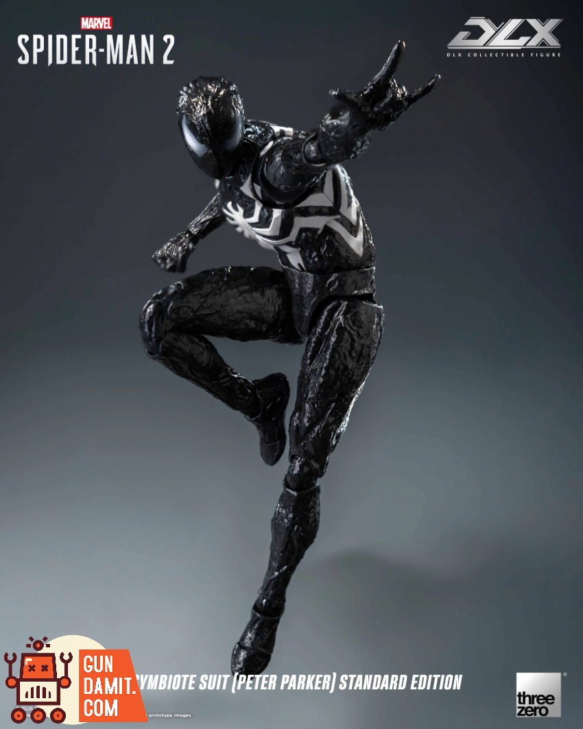 Threezero 3Z0966 Marvel’s Spider-Man 2 DLX Spider-Man Symbiote Suit (Peter Parker) Standard Ver. - View 7 Threezero 3Z0966 Marvel’s Spider-Man 2 DLX Spider-Man Symbiote Suit (Peter Parker) Standard Ver. - View 7
