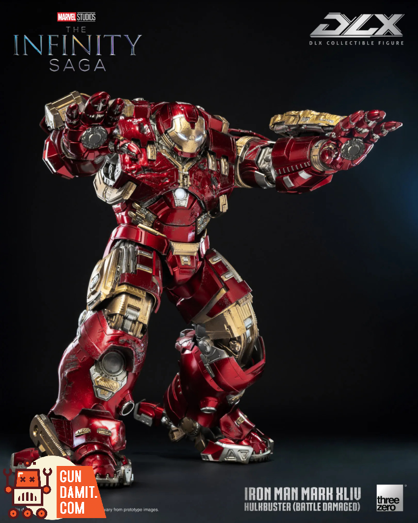 Threezero 3Z0919 Marvel Studios: The Infinity Saga DLX Iron Man Mark 44 Hulkbuster (Battle Damaged) - View 14 Threezero 3Z0919 Marvel Studios: The Infinity Saga DLX Iron Man Mark 44 Hulkbuster (Battle Damaged) - View 14