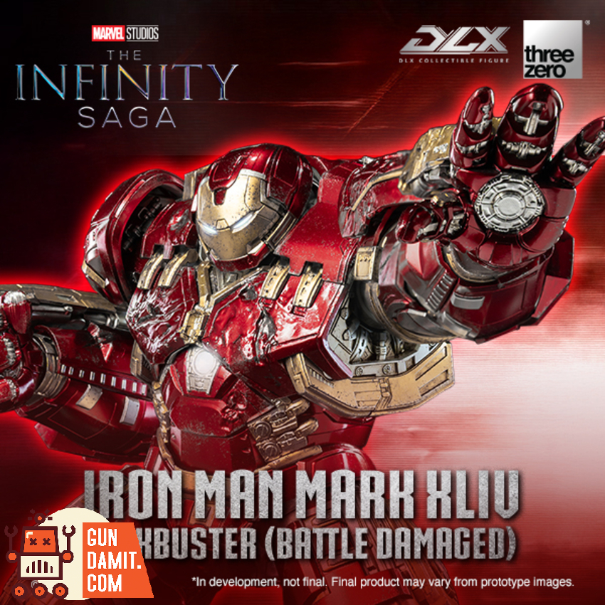 Threezero 3Z0919 Marvel Studios: The Infinity Saga DLX Iron Man Mark 44 Hulkbuster (Battle Damaged) - View 1 Threezero 3Z0919 Marvel Studios: The Infinity Saga DLX Iron Man Mark 44 Hulkbuster (Battle Damaged) - View 1