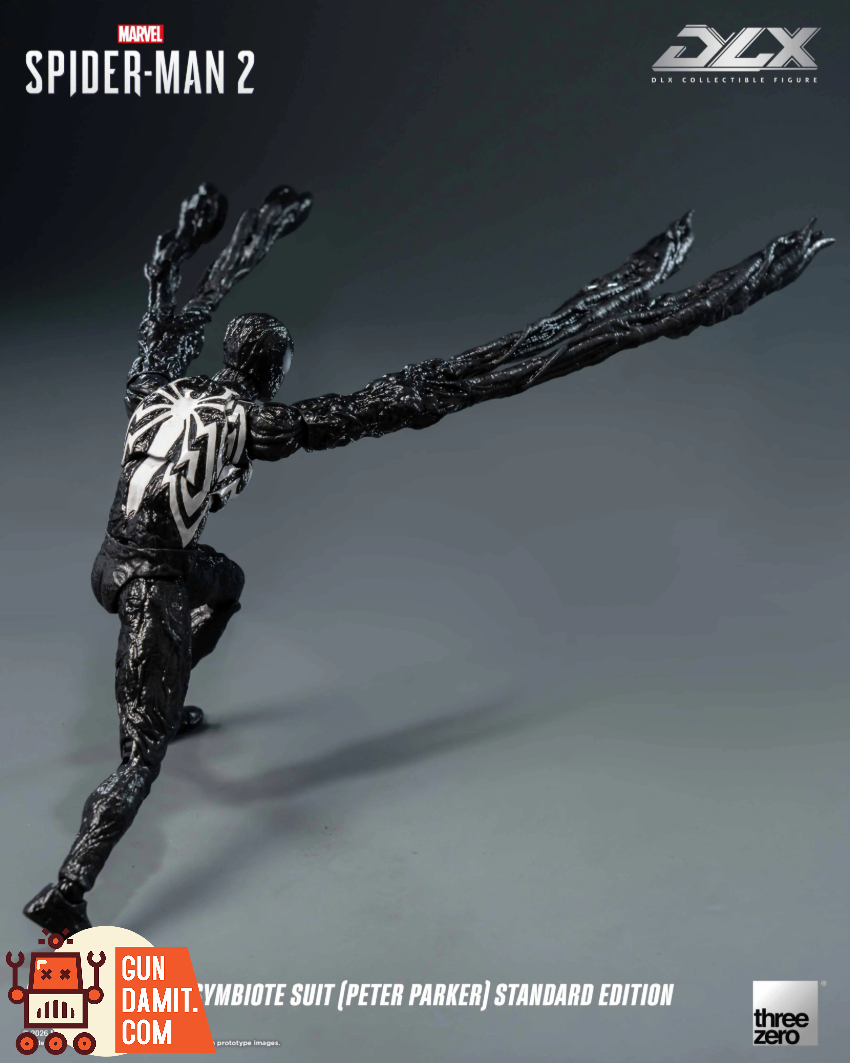 Threezero 3Z0966 Marvel’s Spider-Man 2 DLX Spider-Man Symbiote Suit (Peter Parker) Standard Ver. - View 12 Threezero 3Z0966 Marvel’s Spider-Man 2 DLX Spider-Man Symbiote Suit (Peter Parker) Standard Ver. - View 12