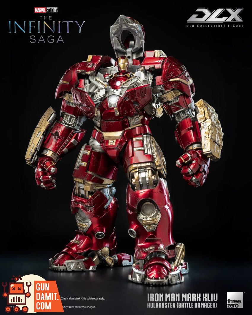 Threezero 3Z0919 Marvel Studios: The Infinity Saga DLX Iron Man Mark 44 Hulkbuster (Battle Damaged) - View 23 Threezero 3Z0919 Marvel Studios: The Infinity Saga DLX Iron Man Mark 44 Hulkbuster (Battle Damaged) - View 23