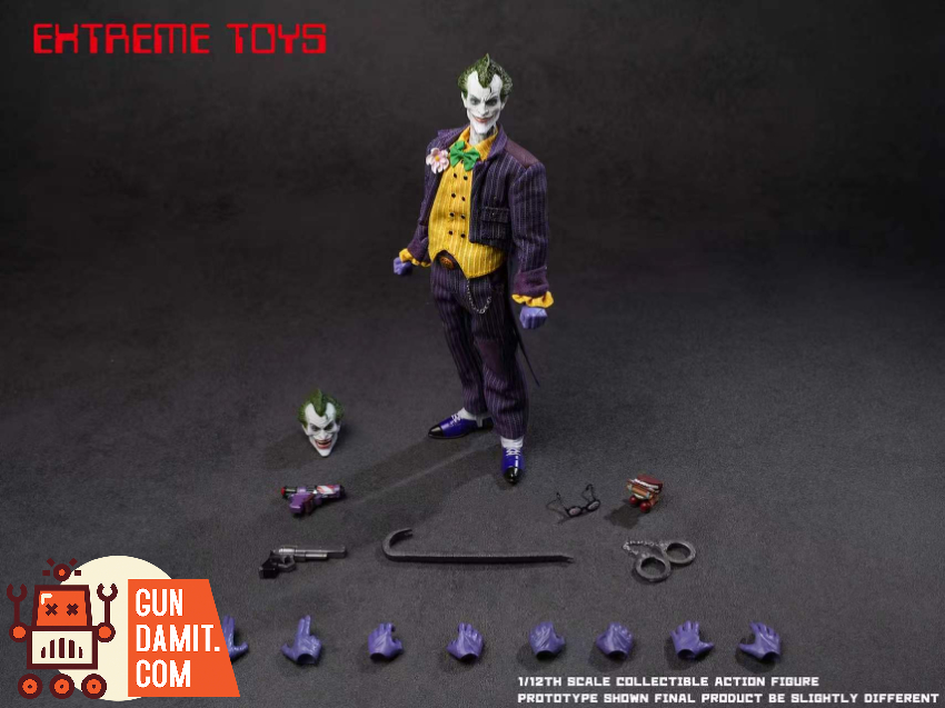 Extreme Toys 1/12 EX003V2 Arkham Knight Joker - View 9 Extreme Toys 1/12 EX003V2 Arkham Knight Joker - View 9