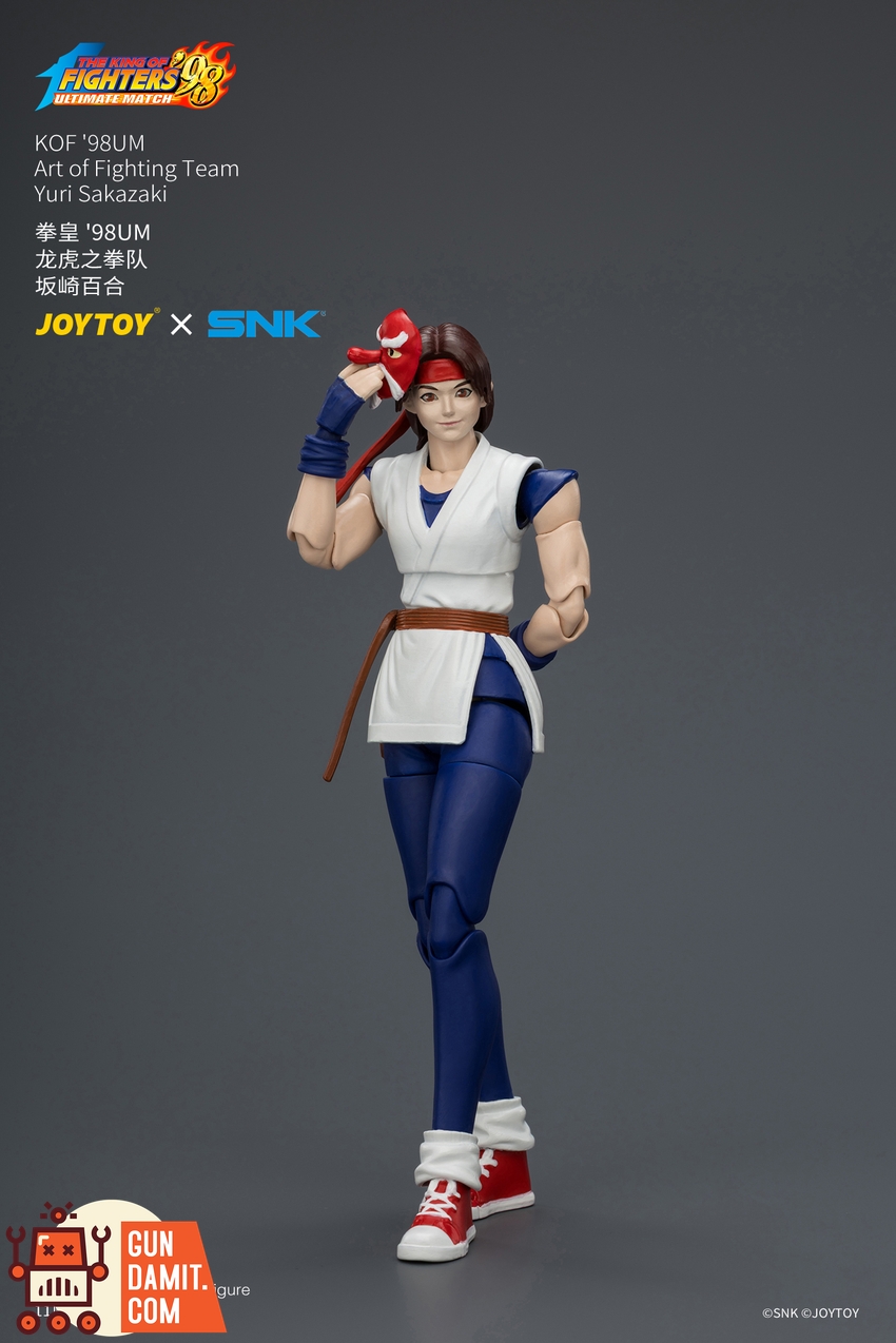 JoyToy JT04605 1/18 SNK KOF'98UM Art of Fighting Team Yuri Sakazaki - View 6 JoyToy JT04605 1/18 SNK KOF'98UM Art of Fighting Team Yuri Sakazaki - View 6
