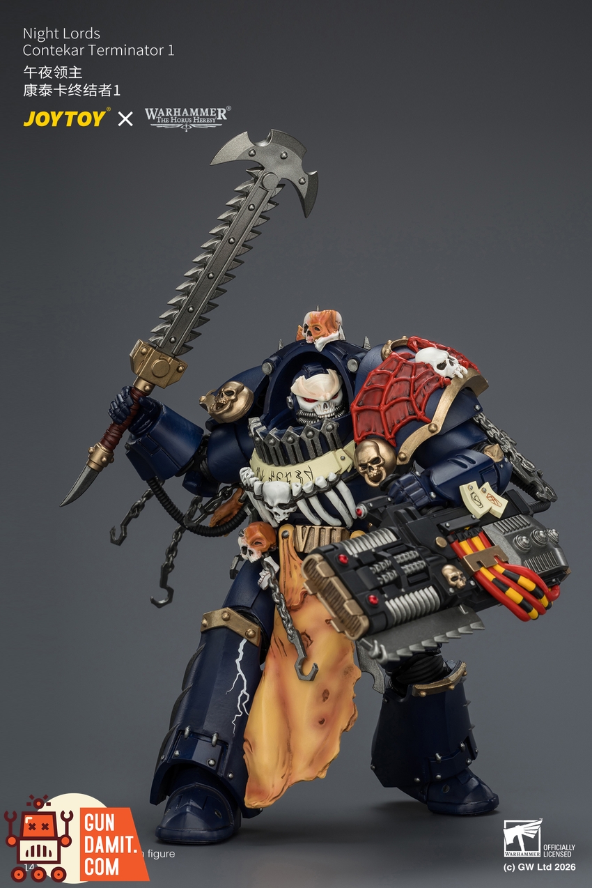 JoyToy JT04568 1/18 Warhammer The Horus Heresy Night Lords Contekar Terminator 1 - View 5 JoyToy JT04568 1/18 Warhammer The Horus Heresy Night Lords Contekar Terminator 1 - View 5