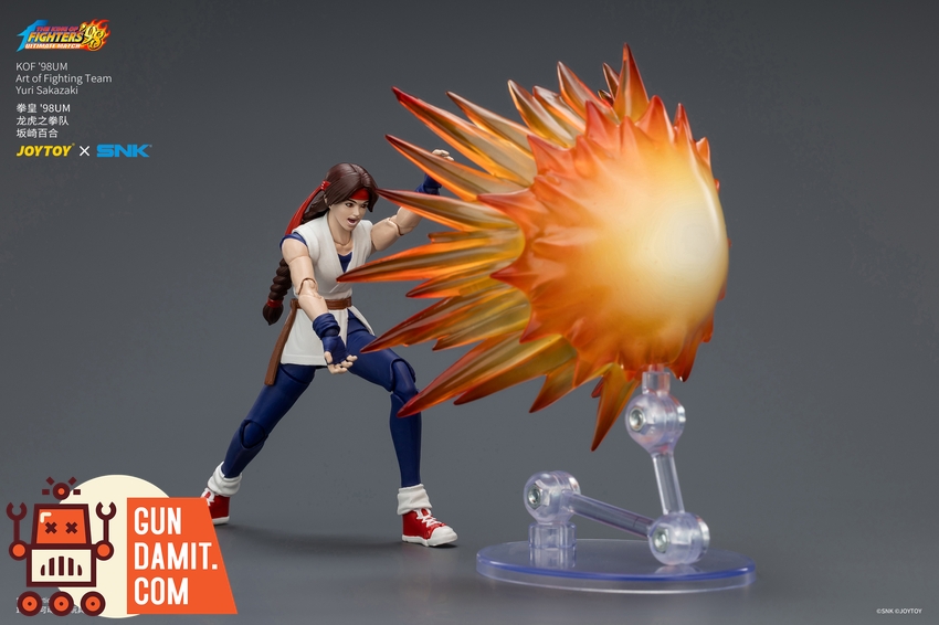 JoyToy JT04605 1/18 SNK KOF'98UM Art of Fighting Team Yuri Sakazaki - View 8 JoyToy JT04605 1/18 SNK KOF'98UM Art of Fighting Team Yuri Sakazaki - View 8