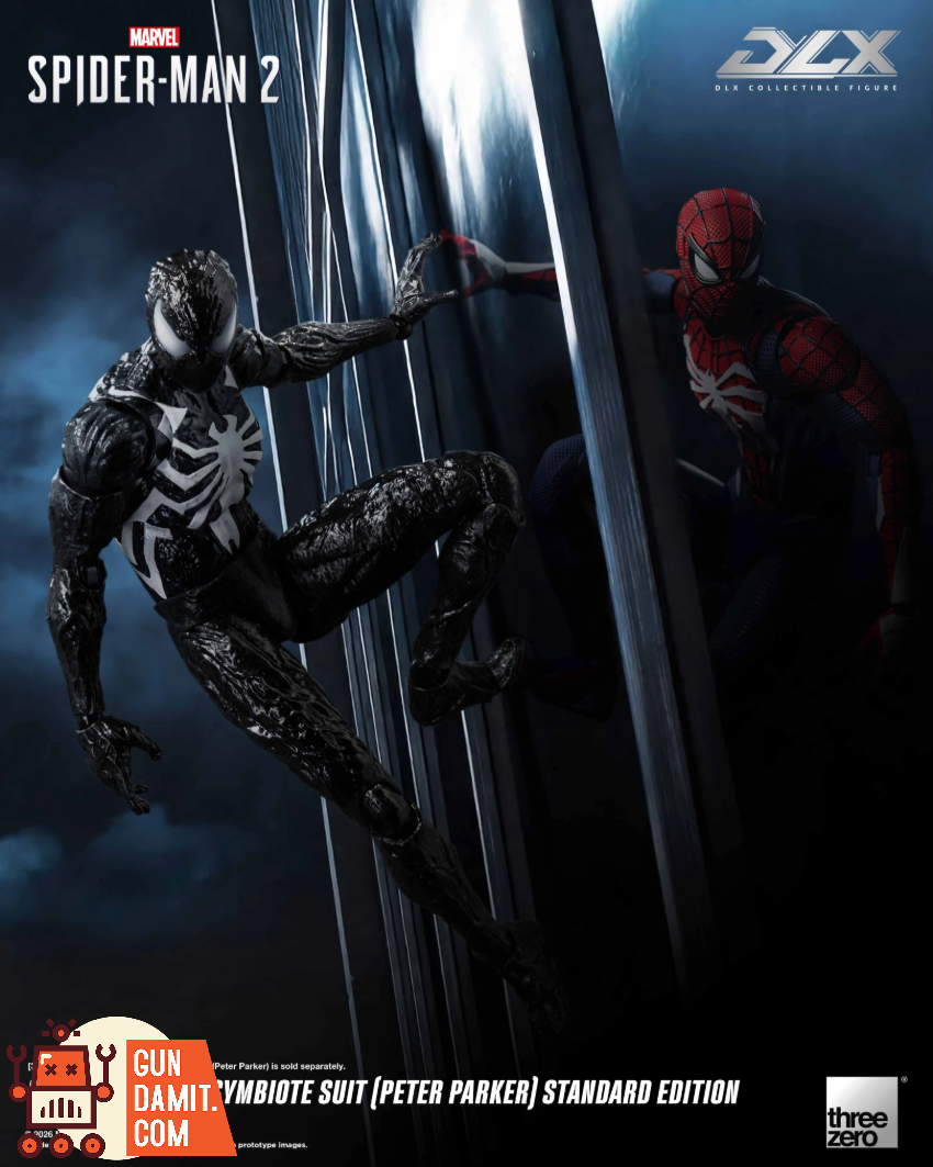 Threezero 3Z0966 Marvel’s Spider-Man 2 DLX Spider-Man Symbiote Suit (Peter Parker) Standard Ver. - View 17 Threezero 3Z0966 Marvel’s Spider-Man 2 DLX Spider-Man Symbiote Suit (Peter Parker) Standard Ver. - View 17