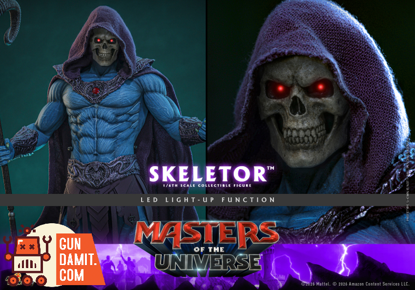 HotToys 1/6 MMS889 Masters of the Universe 2026 Skeletor - View 7 HotToys 1/6 MMS889 Masters of the Universe 2026 Skeletor - View 7