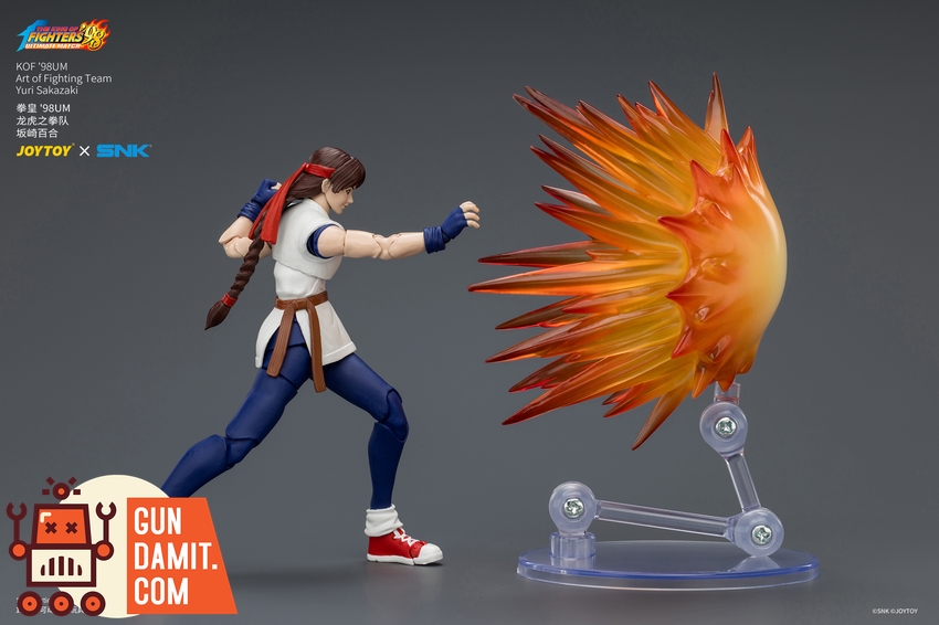 JoyToy JT04605 1/18 SNK KOF'98UM Art of Fighting Team Yuri Sakazaki - View 9 JoyToy JT04605 1/18 SNK KOF'98UM Art of Fighting Team Yuri Sakazaki - View 9