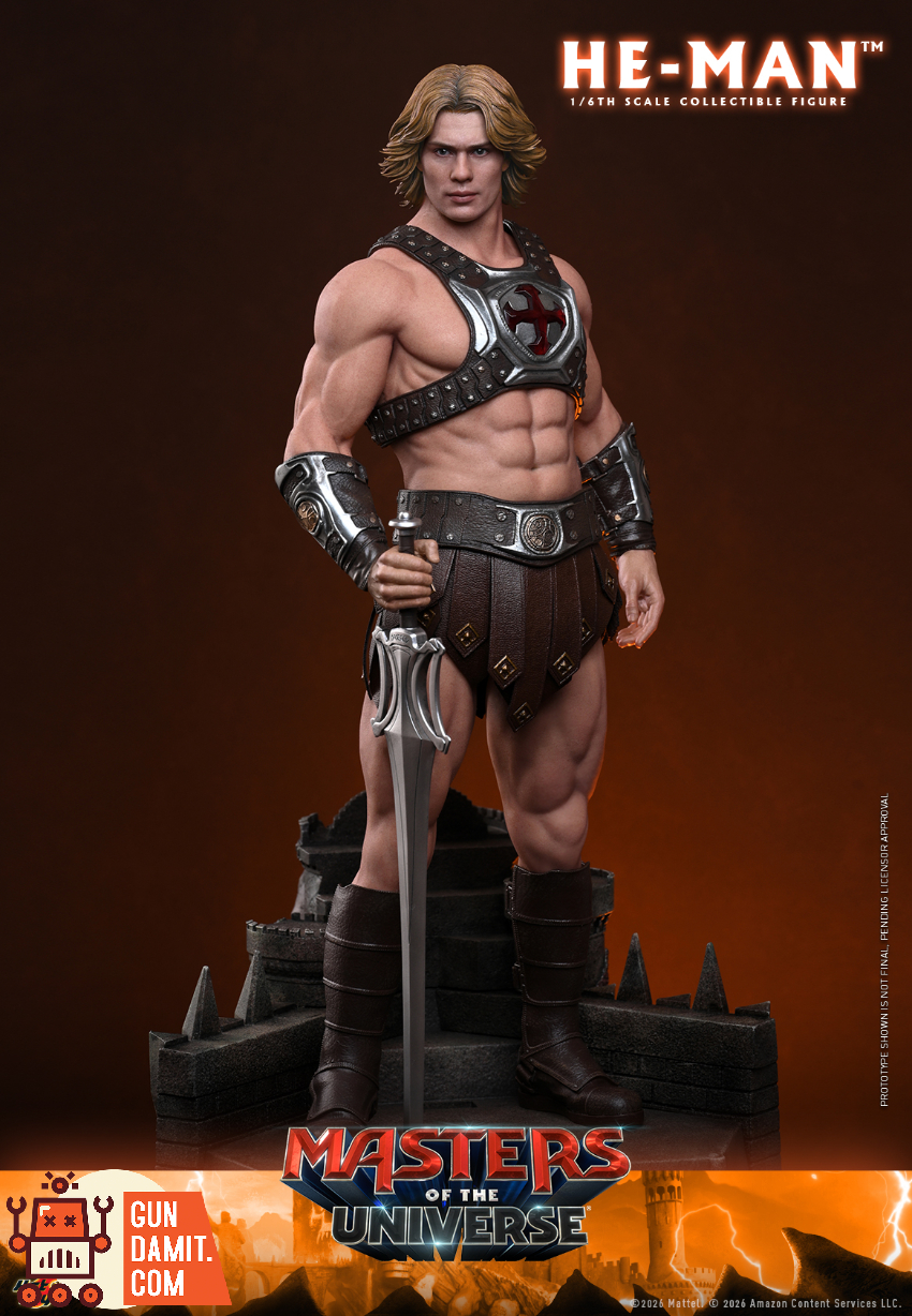 HotToys 1/6 MMS888 Masters of the Universe 2026 He-Man - View 6 HotToys 1/6 MMS888 Masters of the Universe 2026 He-Man - View 6