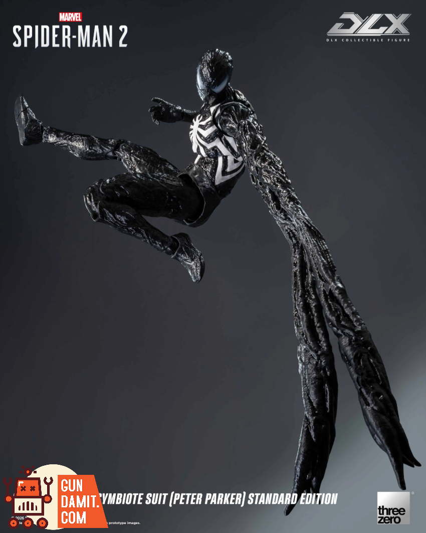 Threezero 3Z0966 Marvel’s Spider-Man 2 DLX Spider-Man Symbiote Suit (Peter Parker) Standard Ver. - View 9 Threezero 3Z0966 Marvel’s Spider-Man 2 DLX Spider-Man Symbiote Suit (Peter Parker) Standard Ver. - View 9