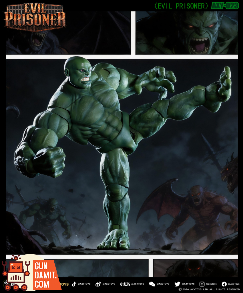 AXYTOYS AXY-023 Evil Prisoner Green Ver. - View 7 AXYTOYS AXY-023 Evil Prisoner Green Ver. - View 7
