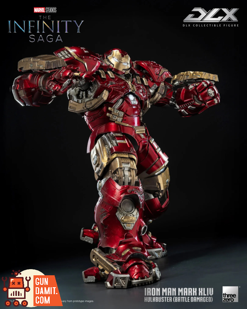 Threezero 3Z0919 Marvel Studios: The Infinity Saga DLX Iron Man Mark 44 Hulkbuster (Battle Damaged) - View 30 Threezero 3Z0919 Marvel Studios: The Infinity Saga DLX Iron Man Mark 44 Hulkbuster (Battle Damaged) - View 30
