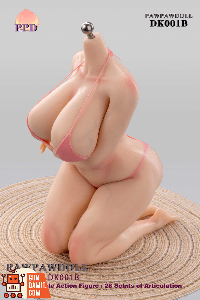 PAWPAW DOLL 1/6 DK001B Large Breast Female Seamless Body Connected Feet Fair Skin Ver. - View 6 PAWPAW DOLL 1/6 DK001B Large Breast Female Seamless Body Connected Feet Fair Skin Ver. - View 6