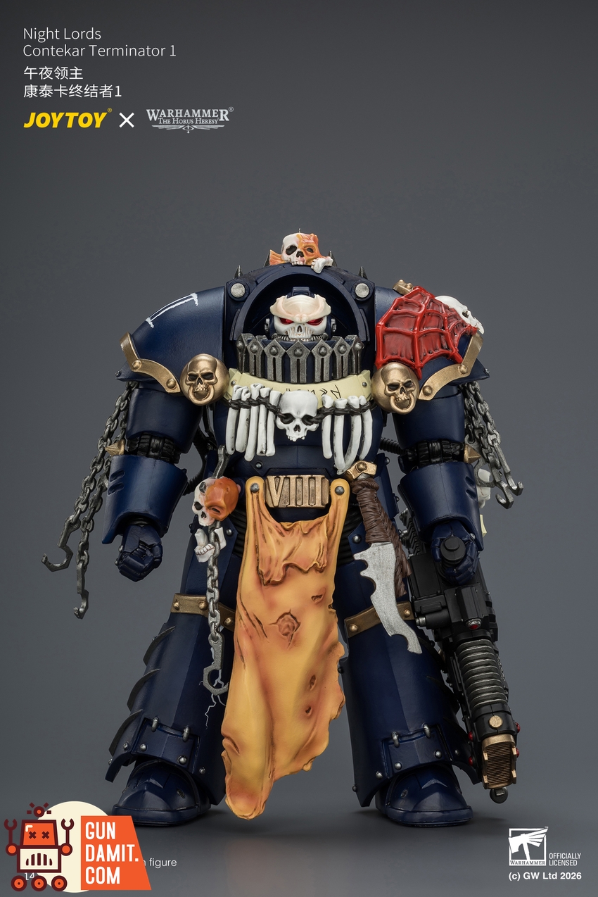JoyToy JT04568 1/18 Warhammer The Horus Heresy Night Lords Contekar Terminator 1 - View 2 JoyToy JT04568 1/18 Warhammer The Horus Heresy Night Lords Contekar Terminator 1 - View 2