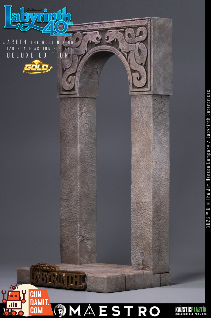 Infinite 1/6 Labyrinth Jareth The Goblin King Deluxe Gold Ver. - View 16 Infinite 1/6 Labyrinth Jareth The Goblin King Deluxe Gold Ver. - View 16