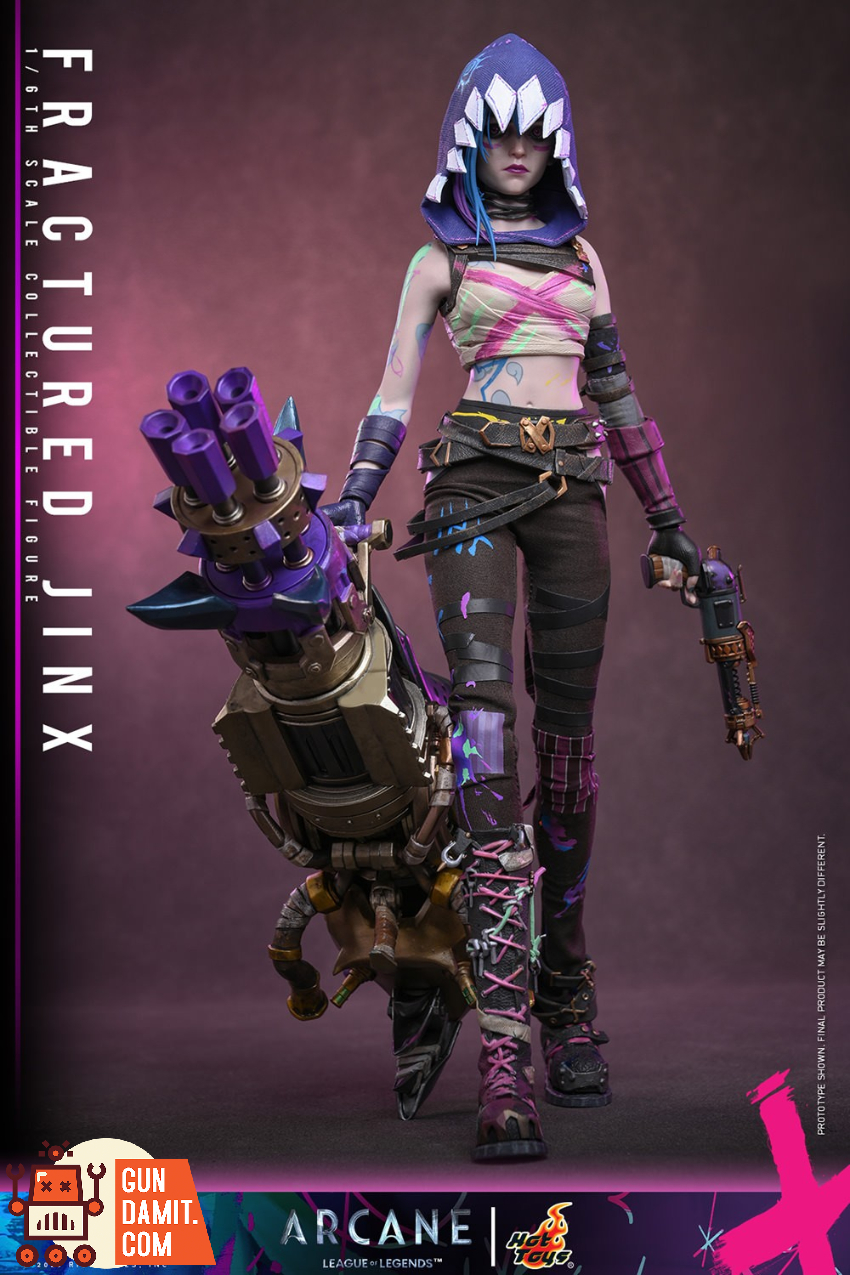 HotToys 1/6 TMS183 Arcane Fractured Jinx - View 9 HotToys 1/6 TMS183 Arcane Fractured Jinx - View 9