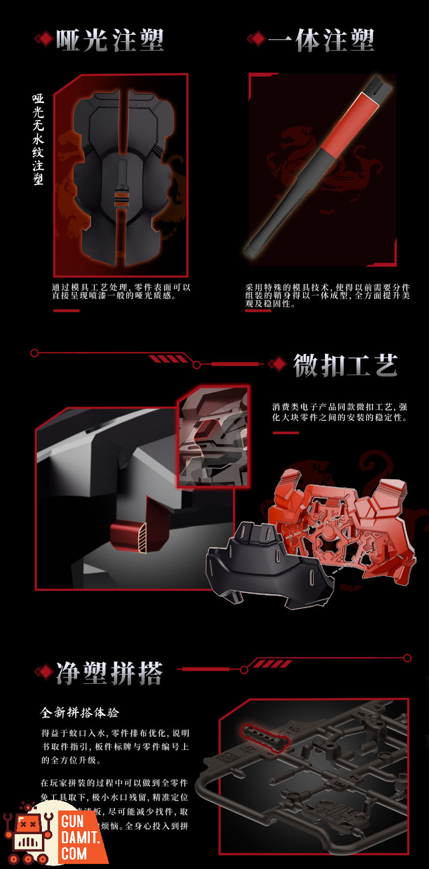 Moshow MSY0001 Elite Class Dahan Huben Kui Su Set Model Kit - View 5 Moshow MSY0001 Elite Class Dahan Huben Kui Su Set Model Kit - View 5