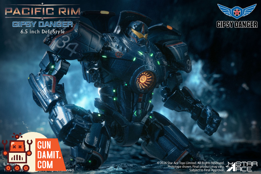 Star Ace Toys SA7012 Pacific Rim Gipsy Danger DefoStyle Figure Single Deluxe Ver. - View 2 Star Ace Toys SA7012 Pacific Rim Gipsy Danger DefoStyle Figure Single Deluxe Ver. - View 2