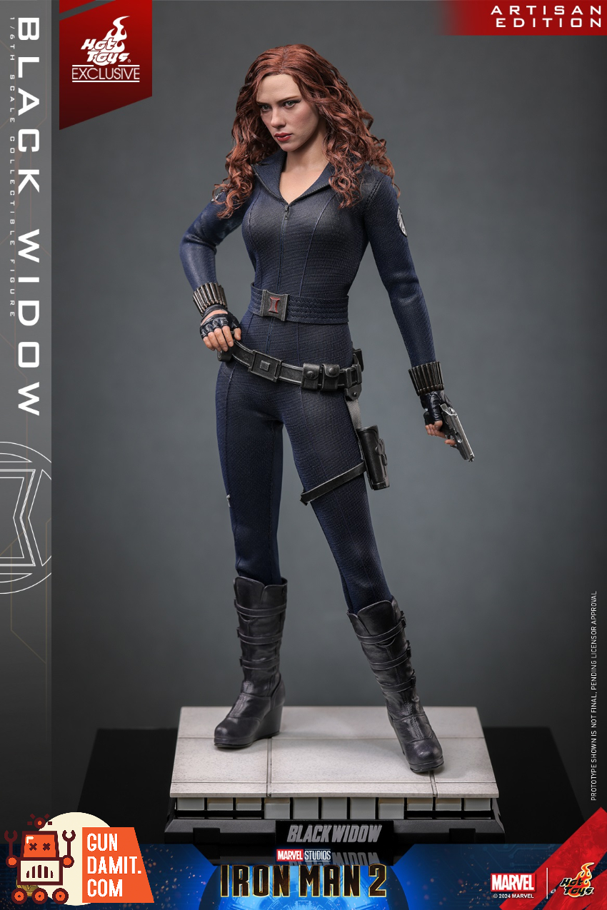 HotToys 1/6 MMS757AEB Iron Man 2 Black Widow Artisan Ver. - View 2 HotToys 1/6 MMS757AEB Iron Man 2 Black Widow Artisan Ver. - View 2