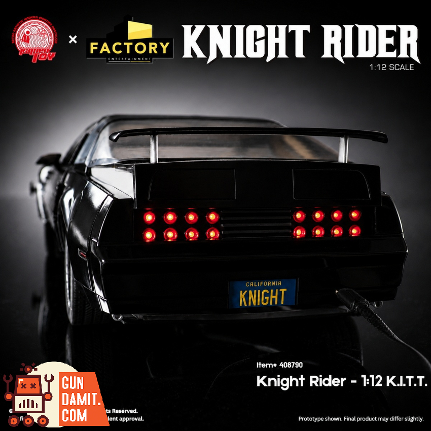 Ramen Toy 1/12 Official Licensed Knight Rider Michael Knight & KITT - View 6 Ramen Toy 1/12 Official Licensed Knight Rider Michael Knight & KITT - View 6