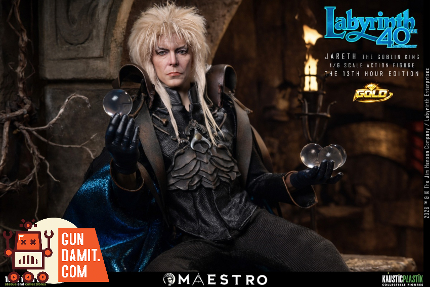 Infinite 1/6 Labyrinth Jareth The Goblin King The 13th Hour Gold Ver. - View 10 Infinite 1/6 Labyrinth Jareth The Goblin King The 13th Hour Gold Ver. - View 10