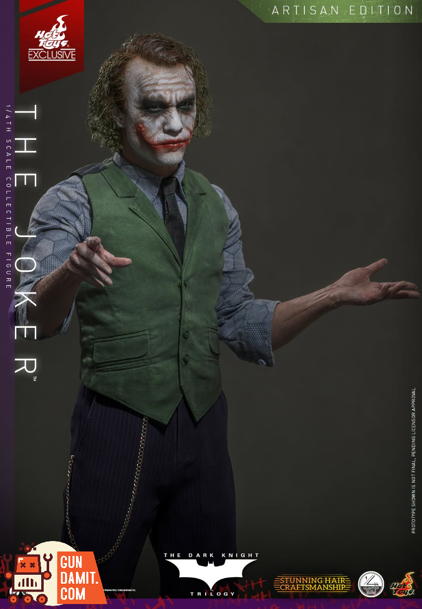 Hot Toys 1/4 QS028AE The Dark Knight The Joker 2.0 Artisan Ver. - View 25 Hot Toys 1/4 QS028AE The Dark Knight The Joker 2.0 Artisan Ver. - View 25