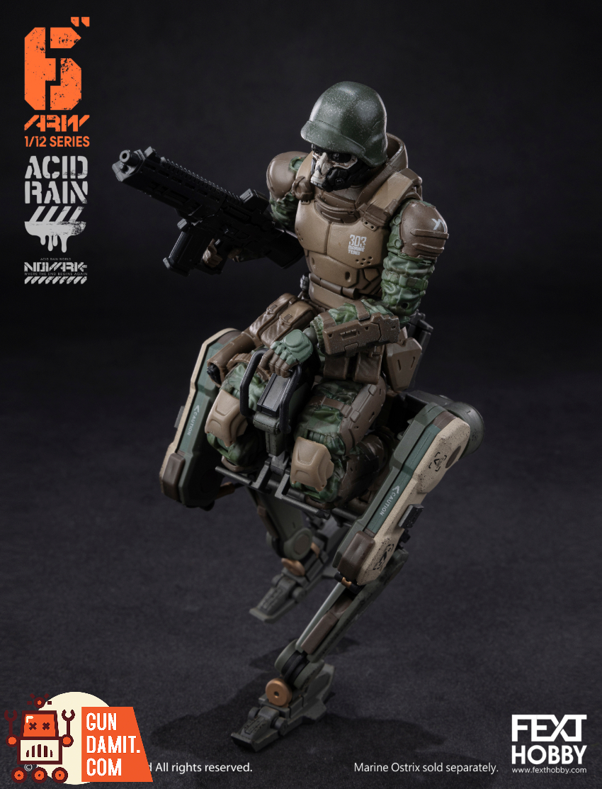 Fext Hobby 1/12 FXH-AR-007 & FXH-AR-008 & FXH-AR-009 Acid Rain Novark Marine Trooper & Bob & Jack Set of 3 - View 12 Fext Hobby 1/12 FXH-AR-007 & FXH-AR-008 & FXH-AR-009 Acid Rain Novark Marine Trooper & Bob & Jack Set of 3 - View 12