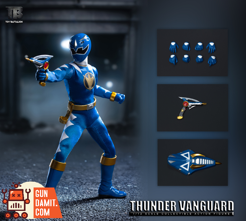 Toys Battalion 1/12 TB034 Thunder Vanguard Set of 5 - View 2 Toys Battalion 1/12 TB034 Thunder Vanguard Set of 5 - View 2