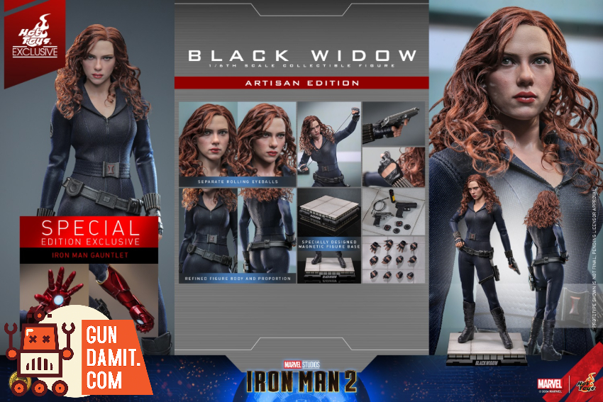 HotToys 1/6 MMS757AEB Iron Man 2 Black Widow Artisan Ver. - View 22 HotToys 1/6 MMS757AEB Iron Man 2 Black Widow Artisan Ver. - View 22