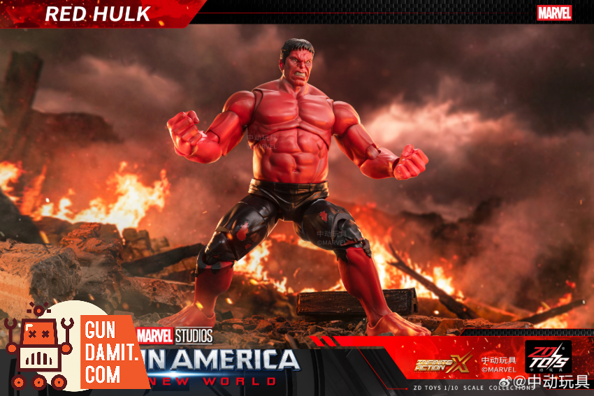 ZT Toys 1/10 Captain America 4 Red Giant - View 3 ZT Toys 1/10 Captain America 4 Red Giant - View 3