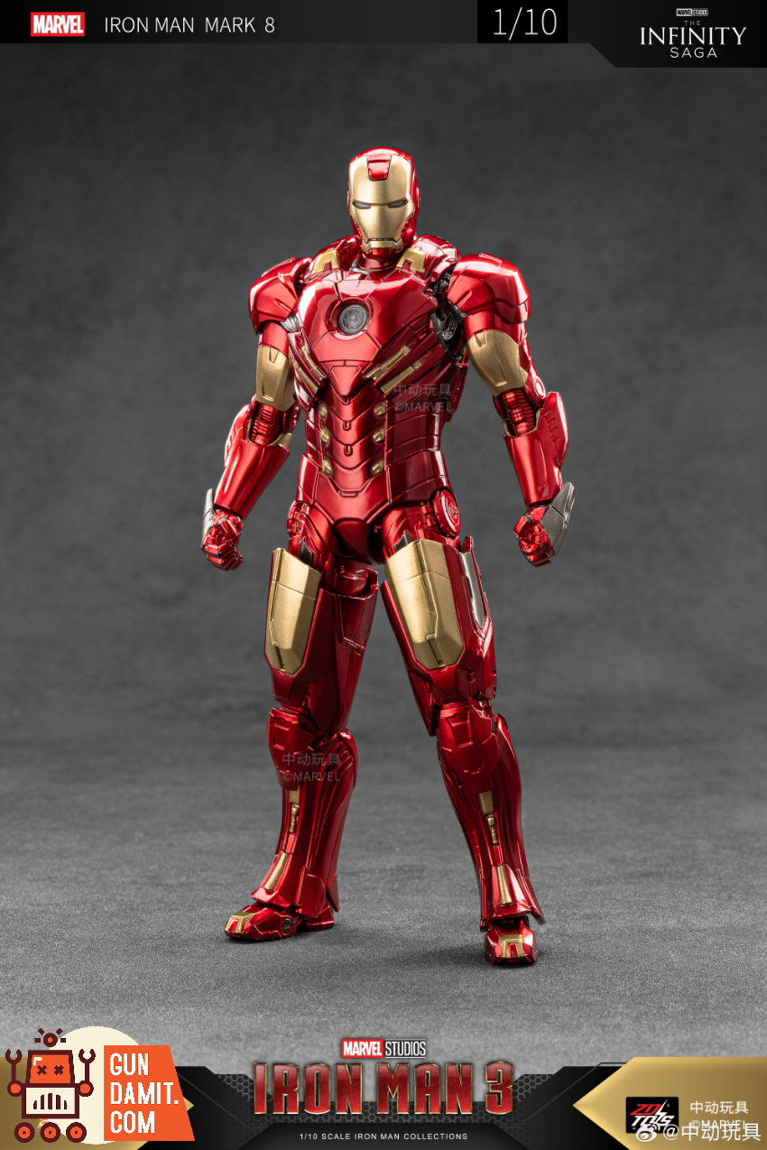 ZT Toys 1/10 Iron Man 3 MK8 - View 7 ZT Toys 1/10 Iron Man 3 MK8 - View 7