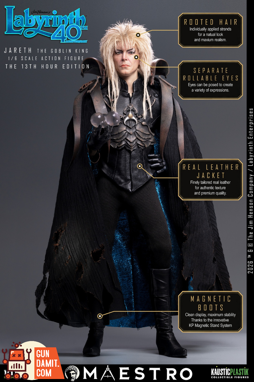 Infinite 1/6 Labyrinth Jareth The Goblin King The 13th Hour Ver. - View 13 Infinite 1/6 Labyrinth Jareth The Goblin King The 13th Hour Ver. - View 13