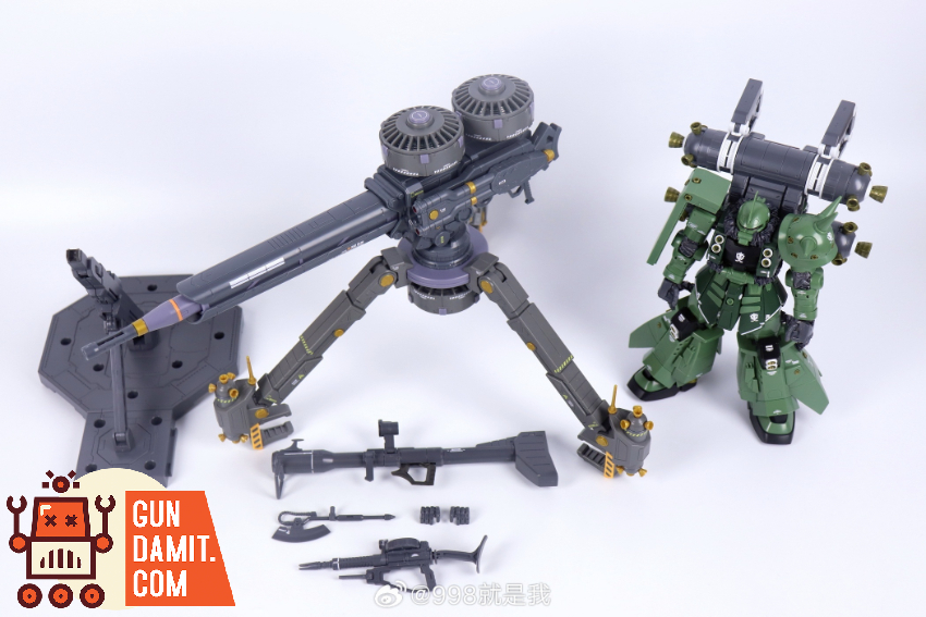 Rein Model 1/100 ZG-003 MG Thunderbolt Mass Production Zaku II Cannon Sniper Rifle & LED Light Set Model Kit - View 3 Rein Model 1/100 ZG-003 MG Thunderbolt Mass Production Zaku II Cannon Sniper Rifle & LED Light Set Model Kit - View 3