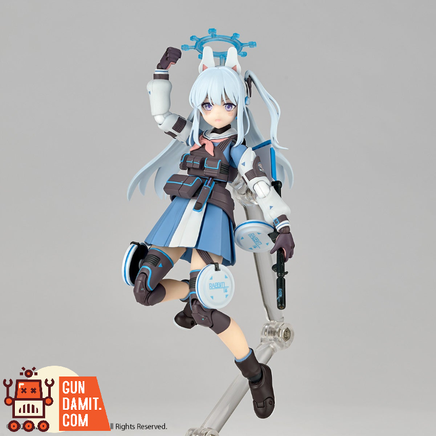 Kaiyodo Revoltech NR130 SRT Special Academy RABBIT Squad Leader Blue Archive Miyako - View 9 Kaiyodo Revoltech NR130 SRT Special Academy RABBIT Squad Leader Blue Archive Miyako - View 9