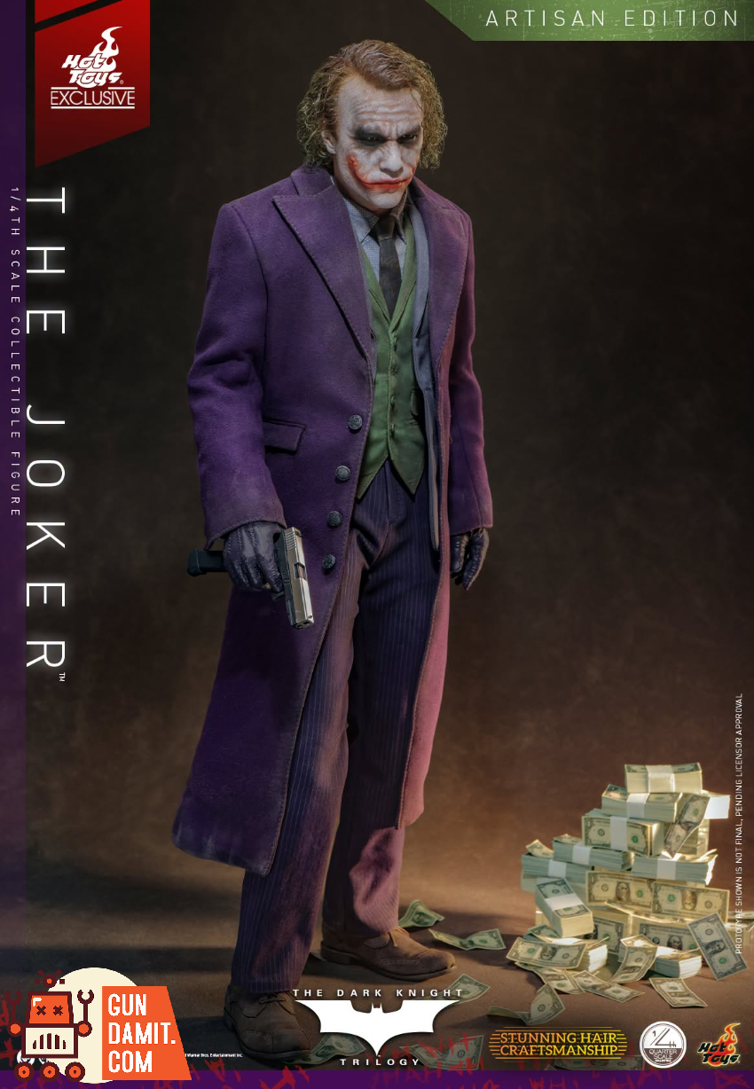 Hot Toys 1/4 QS028AE The Dark Knight The Joker 2.0 Artisan Ver. - View 15 Hot Toys 1/4 QS028AE The Dark Knight The Joker 2.0 Artisan Ver. - View 15