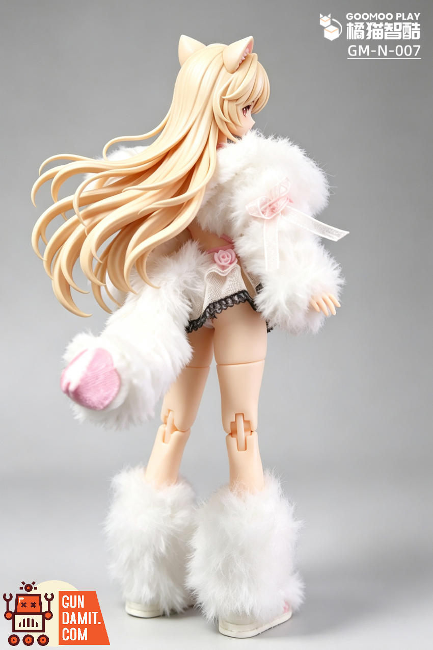 GOOMOO PLAY 1/12 GM-N-007 White Cat Girl Outfit Set - View 13 GOOMOO PLAY 1/12 GM-N-007 White Cat Girl Outfit Set - View 13