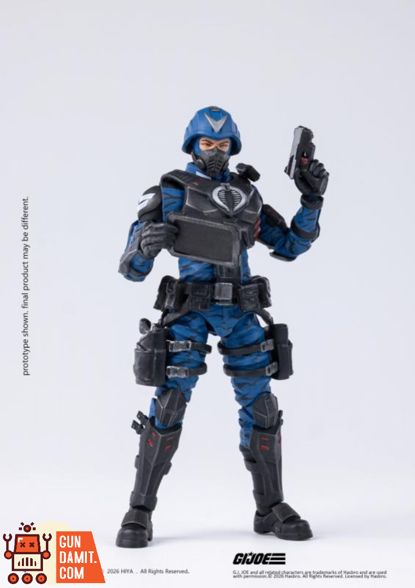 Hiya Toys 1/18 EMG0454 Exquisite Mini G.I.JOE Cobra Trooper - View 4 Hiya Toys 1/18 EMG0454 Exquisite Mini G.I.JOE Cobra Trooper - View 4
