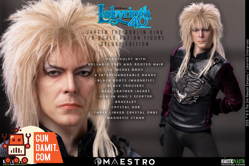 Infinite 1/6 Labyrinth Jareth The Goblin King Deluxe Ver. - View 16 Infinite 1/6 Labyrinth Jareth The Goblin King Deluxe Ver. - View 16