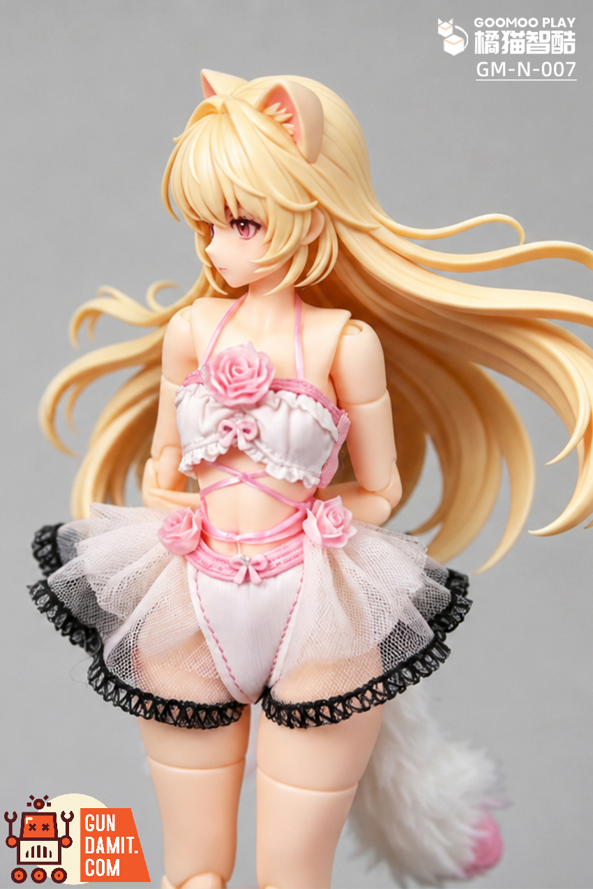 GOOMOO PLAY 1/12 GM-N-007 White Cat Girl Outfit Set - View 14 GOOMOO PLAY 1/12 GM-N-007 White Cat Girl Outfit Set - View 14