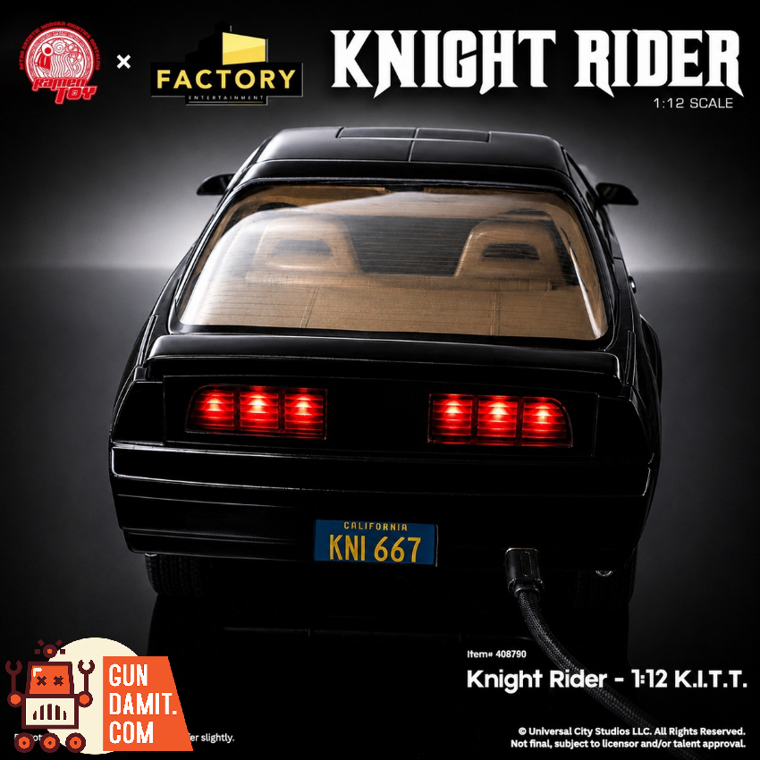 Ramen Toy 1/12 Official Licensed Knight Rider Michael Knight & KITT - View 7 Ramen Toy 1/12 Official Licensed Knight Rider Michael Knight & KITT - View 7