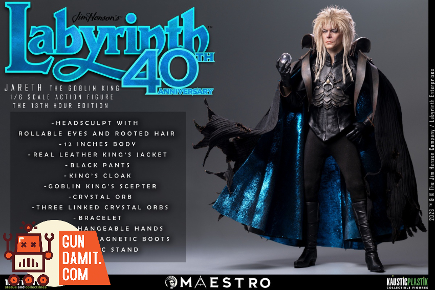 Infinite 1/6 Labyrinth Jareth The Goblin King The 13th Hour Ver. - View 14 Infinite 1/6 Labyrinth Jareth The Goblin King The 13th Hour Ver. - View 14