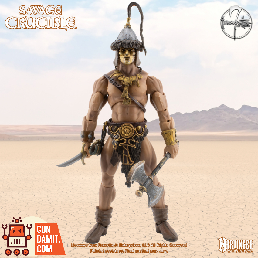 Harvinger Studios 1/12 Savage Crucible Kubla Khan Frazetta - View 3 Harvinger Studios 1/12 Savage Crucible Kubla Khan Frazetta - View 3